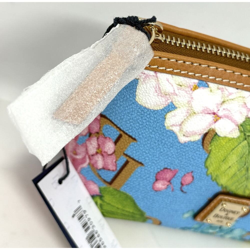 Dooney & Bourke Blue Floral Cosmetic Pouch - Picture 14 of 16